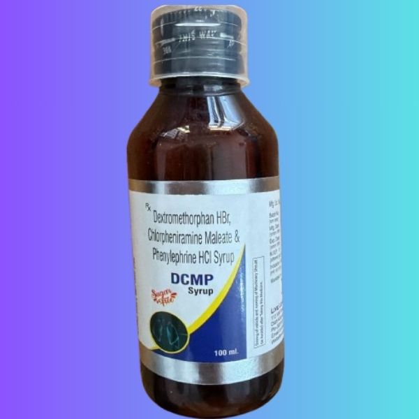 DCMP - Dextromethorphan HBr, Chlorpheniramine Maleate & Phenylephrine HCl Syrup by Live Long Pharma Agra